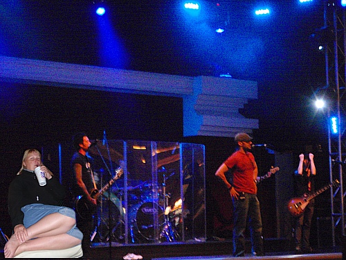 Jeden Abend spielt eine andere Rockband im Mandalay Bay